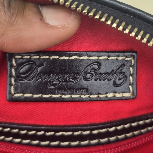 Dooney & Bourke Black Pebble Grain Crossbody Shoulder Bag Black Pockets - Picture 13 of 16